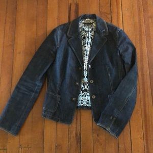 Elie Tahari Demin Blazer